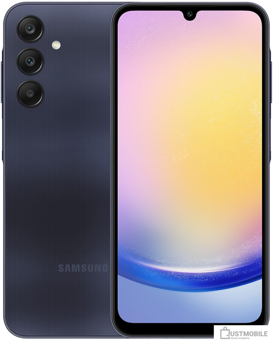 Купить Смартфон Samsung Galaxy A25 6GB/128GB (темно-синий, без Samsung Pay)  | justmobile.by