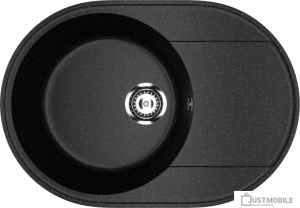 Кухонная мойка Practik PR-M 610-004 (черный оникс)