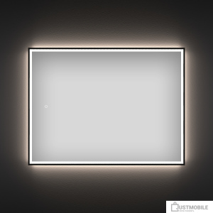 Wellsee Зеркало с фронтальной LED-подсветкой 7 Rays' Spectrum 172201150, 60 х 50 см (с сенсором и регулировкой яркости освещения)