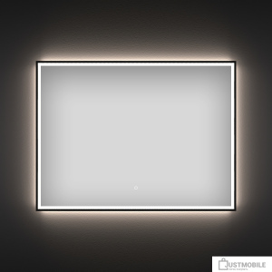 Wellsee Зеркало с фронтальной LED-подсветкой 7 Rays' Spectrum 172201310, 85 х 70 см (с сенсором и регулировкой яркости освещения)