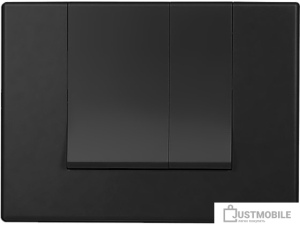 Панель смыва Berges Wasserhaus Novum S5 Soft Touch 040045 (черный)
