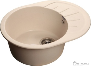 Кухонная мойка GranFest Rondo GF-R580L (белый)
