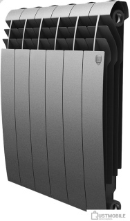 Биметаллический радиатор Royal Thermo BiLiner 500 Silver Satin (10 секций)