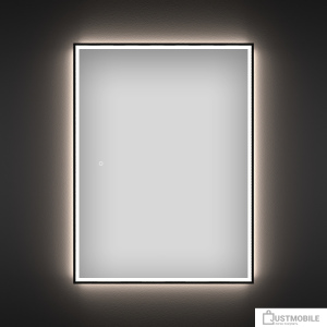 Wellsee Зеркало с фронтальной LED-подсветкой 7 Rays' Spectrum 172201320, 70 х 90 см (с сенсором и регулировкой яркости освещения)